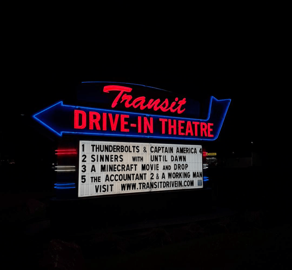 An Atmospheric and Nostalgic Experience: The Transit Road Drive-In